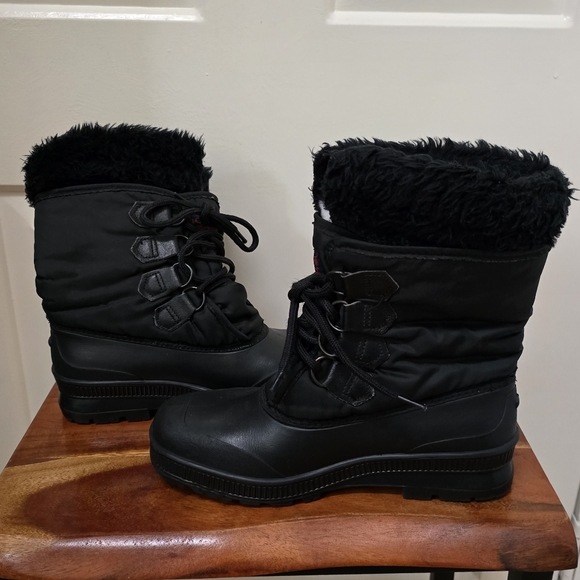 Sorel Women's Black Winter Boots Size 9 - Picture 9 of 15